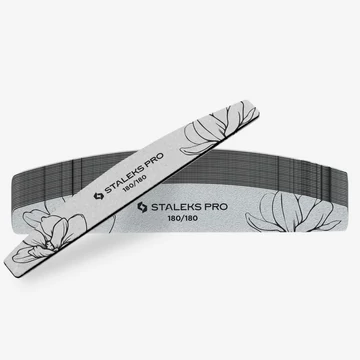 Set pila unghii minerala Semiluna STALEKS EXPERT NFE-40 (25 buc) - Abrazivizate 180/180